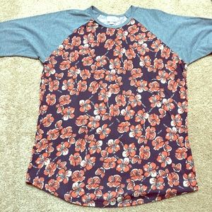 LuLaRoe baseball Tee
